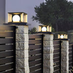 Eclipse Cube Architectural light Outdoor Post Light
