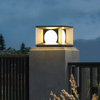 Eclipse Cube Architectural light Outdoor Post Light