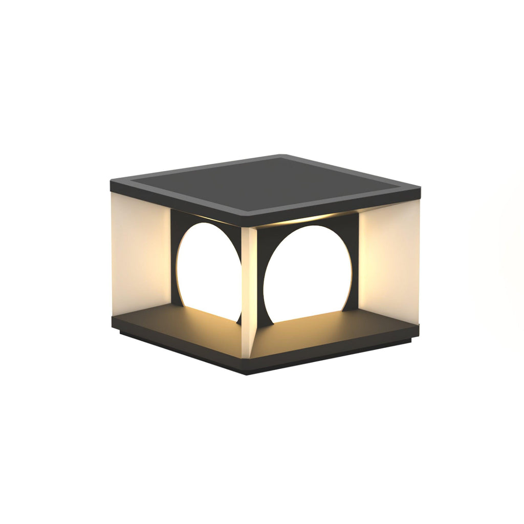 Eclipse Cube Architectural light Outdoor Post Light