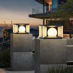 Eclipse Cube Architectural light Outdoor Post Light