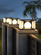Eclipse Cube Architectural light Outdoor Post Light
