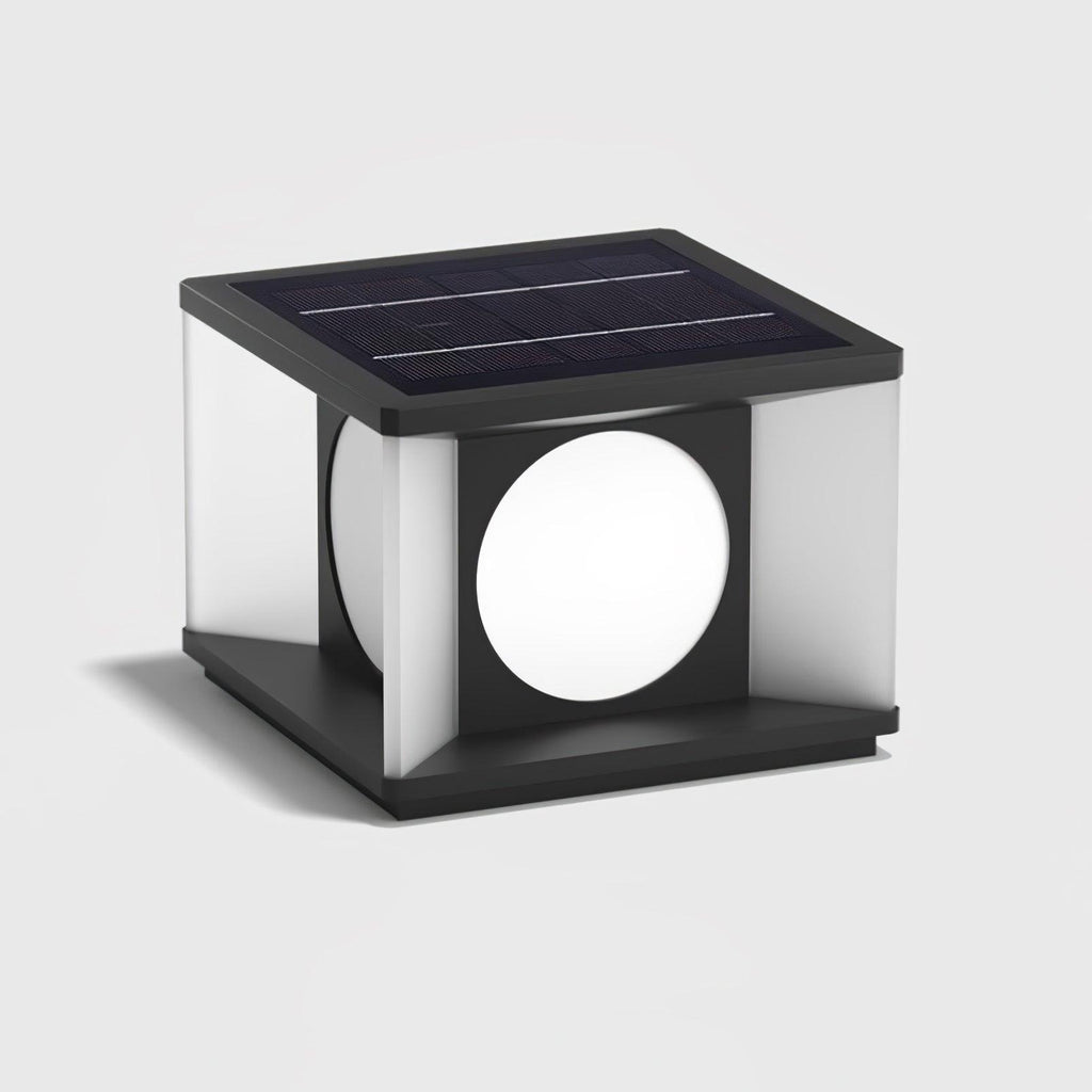 Eclipse Cube Architectural light Outdoor Post Light