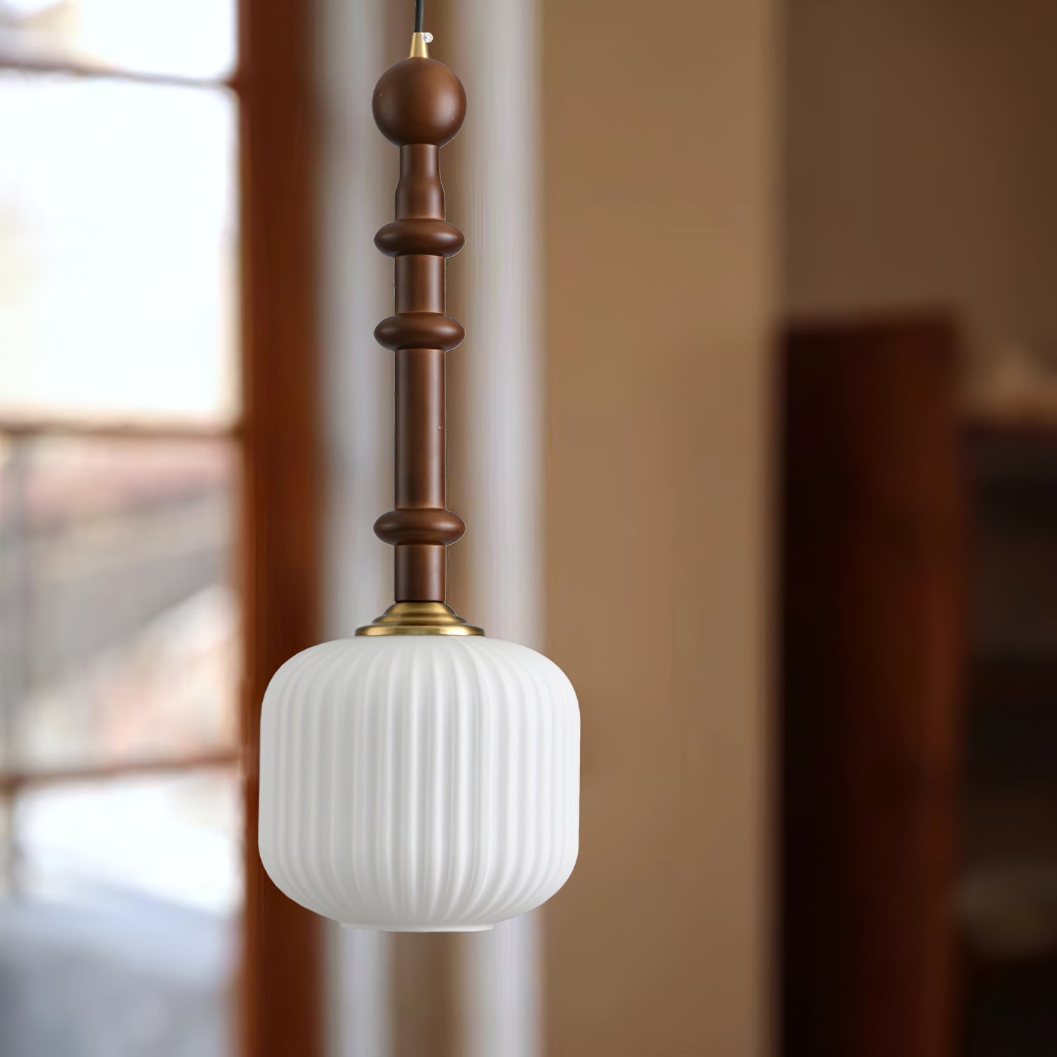 Edison Wood Ceiling light fitting Pendant Light