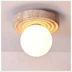 Elira Travertine Ceiling Light