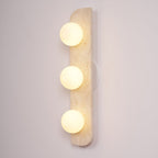 Elysian Travertine Plug-in Wall Light