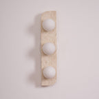 Elysian Travertine Plug-in Wall Light