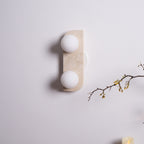 Elysian Travertine Plug-in Wall Light