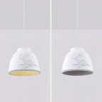 Embossed Flora Drop light Pendant Lamp