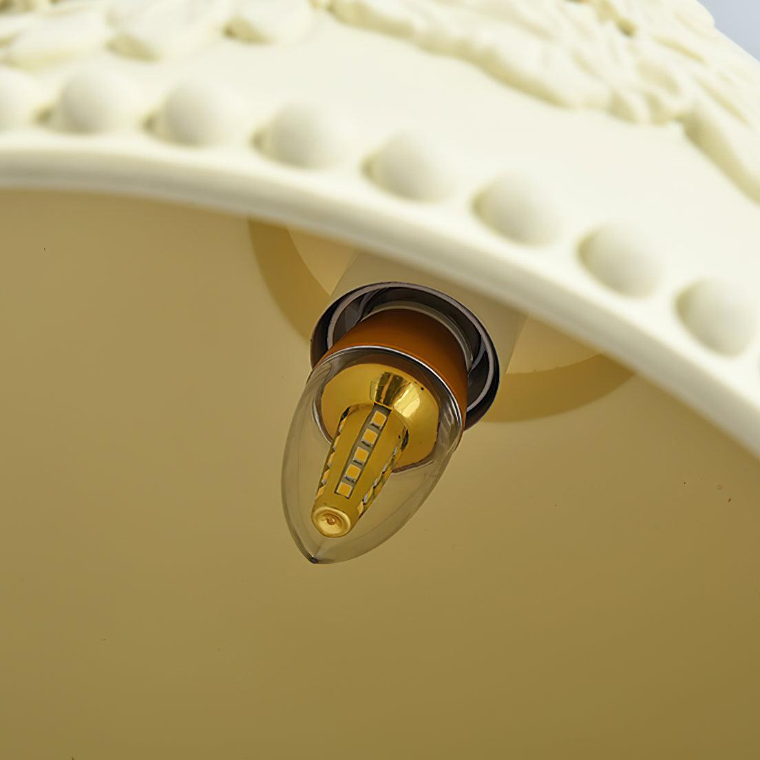 Embossed Flora Drop light Pendant Lamp