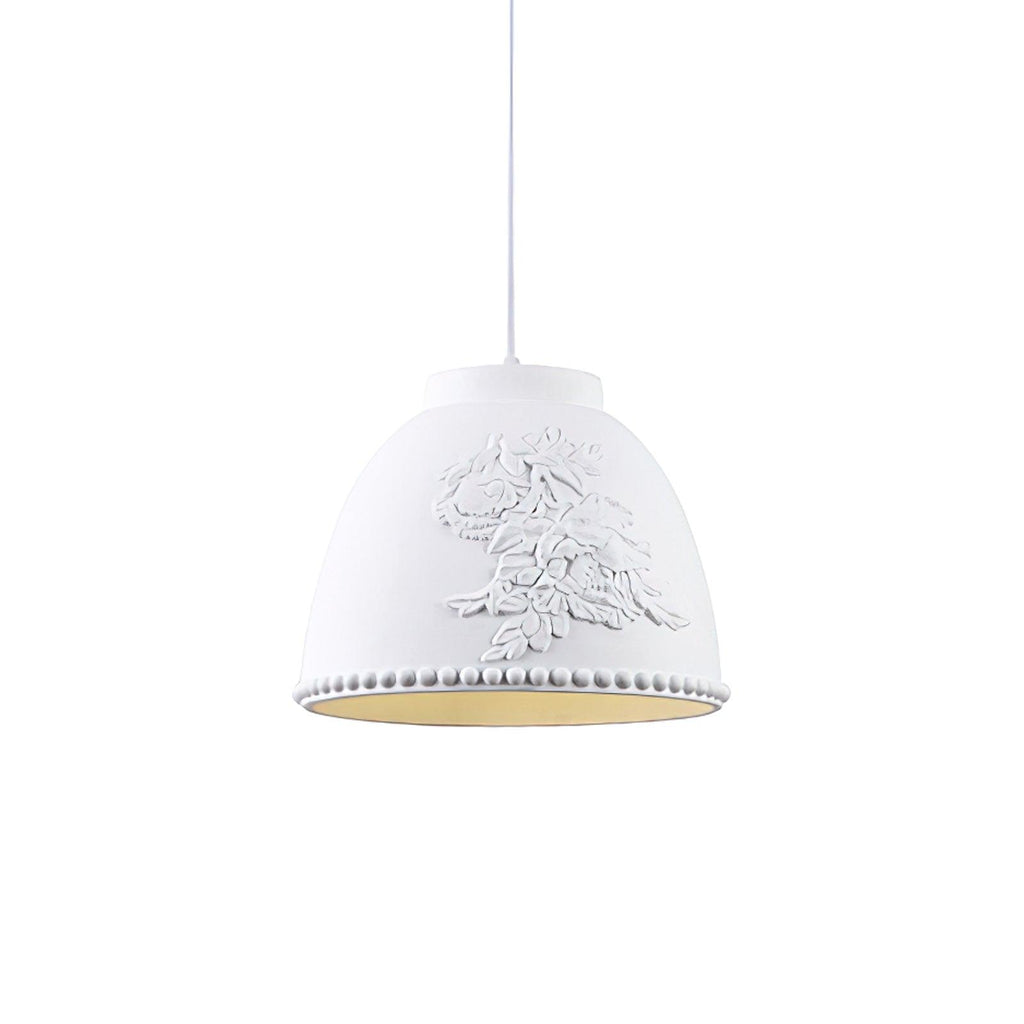 Embossed Flora Drop light Pendant Lamp