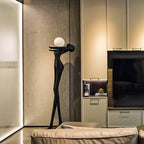 Embrace Ball Sculpture Standing Lamp Floor Lamp