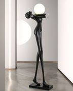 Embrace Ball Sculpture Standing Lamp Floor Lamp