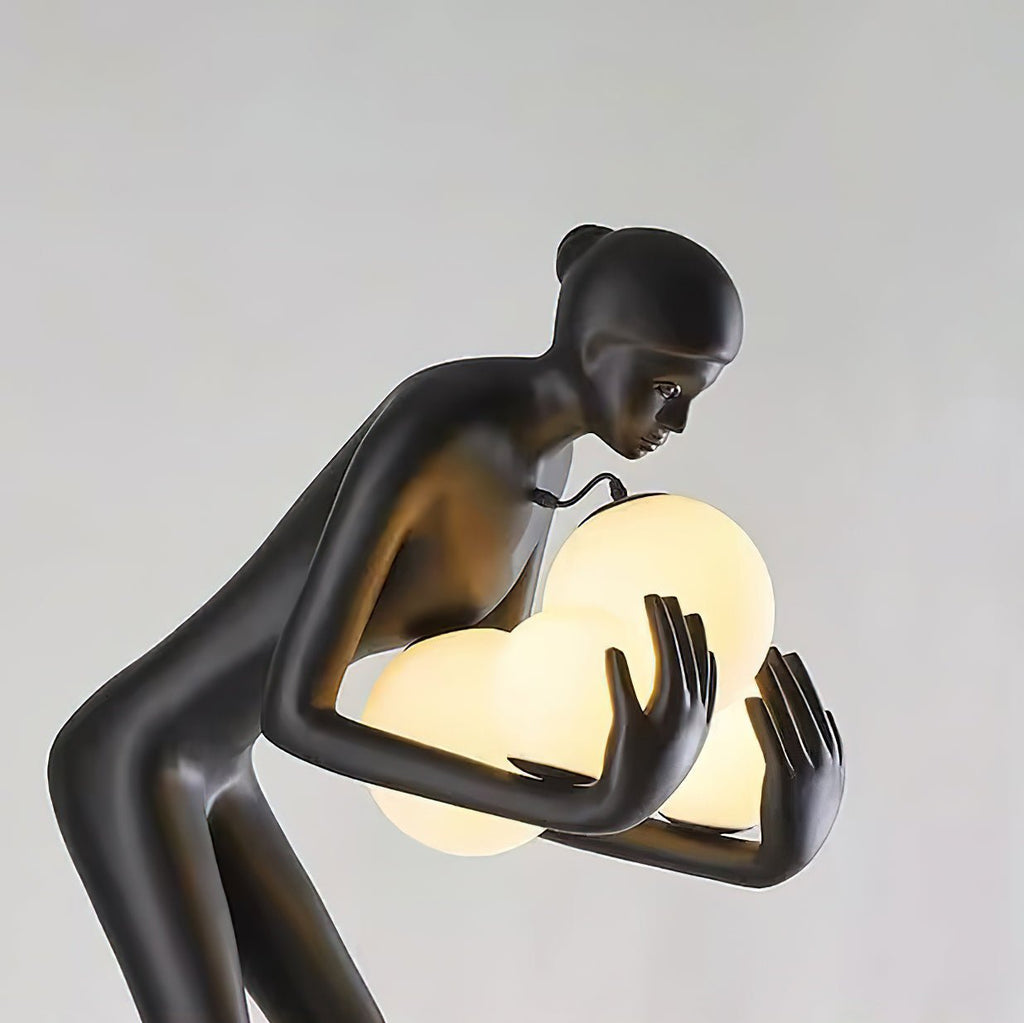 Embrace of Light Sculpture Accent Lamp Floor Lamp