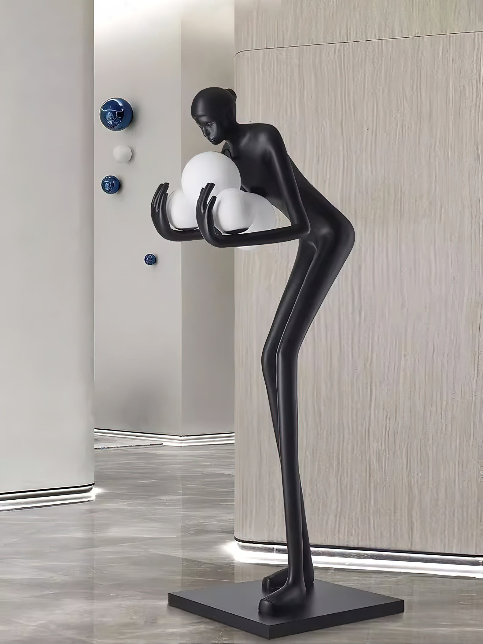 Embrace of Light Sculpture Accent Lamp Floor Lamp