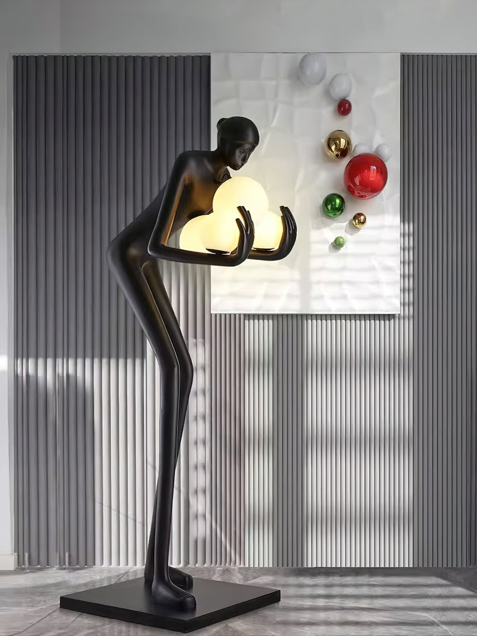 Embrace of Light Sculpture Accent Lamp Floor Lamp