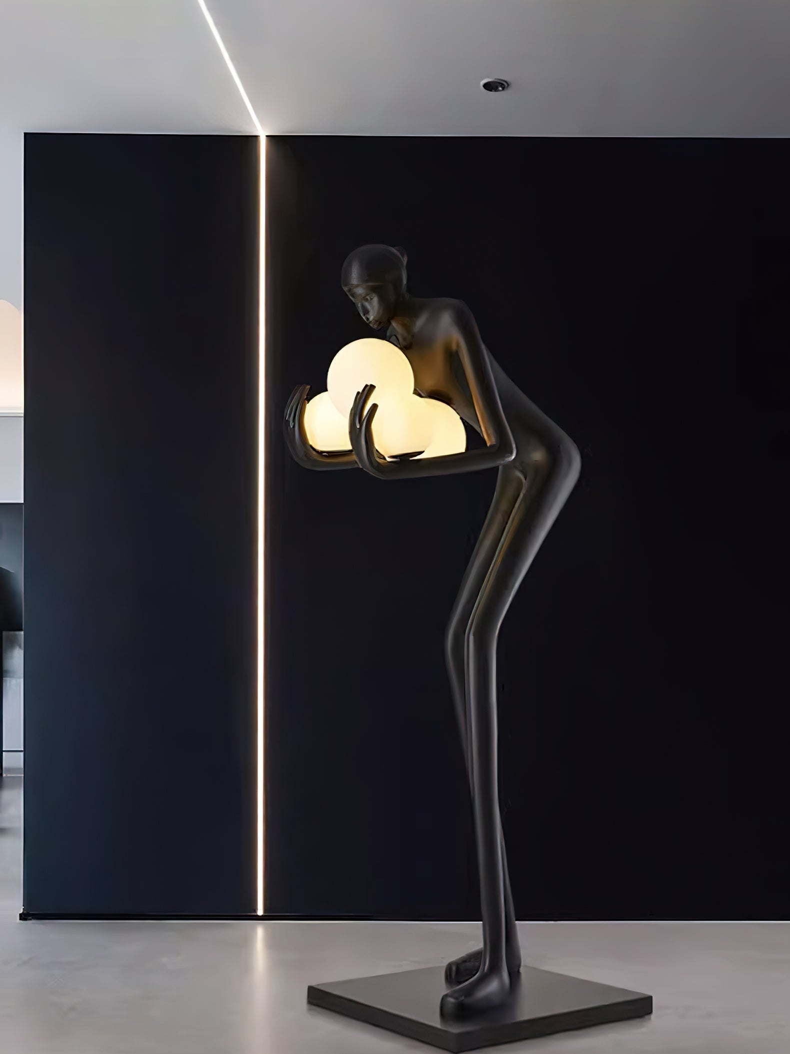 Embrace of Light Sculpture Accent Lamp Floor Lamp