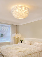 Feathered Ceiling-mounted light Ceiling Lamp
