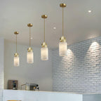 Etruscan Aabaster Droplight Pendant Light