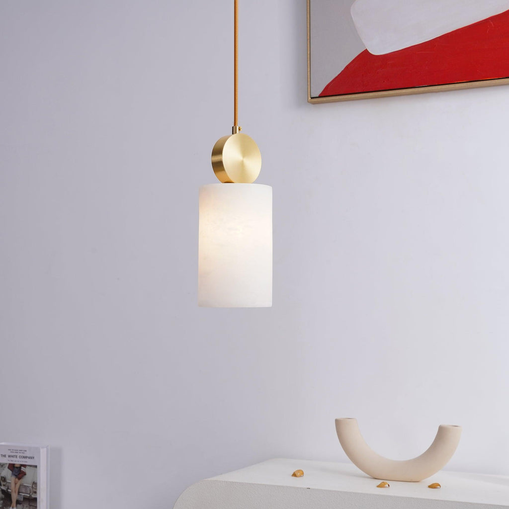 Etruscan Aabaster Droplight Pendant Light