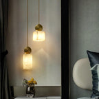 Etruscan Aabaster Droplight Pendant Light