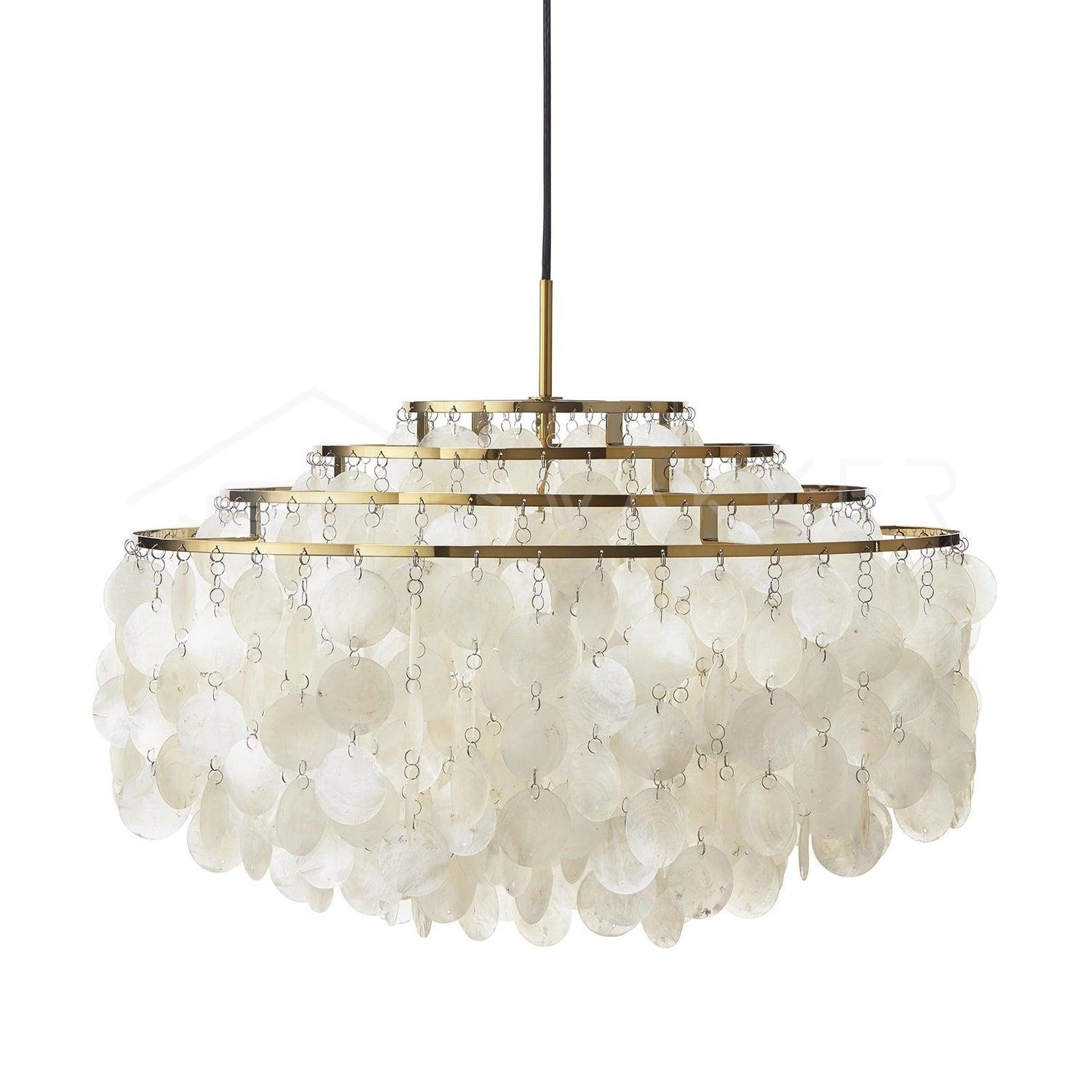 Round Shell Pendant light Chandelier