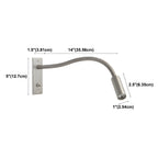 Flexible Gooseneck Sconce Wall Lamp