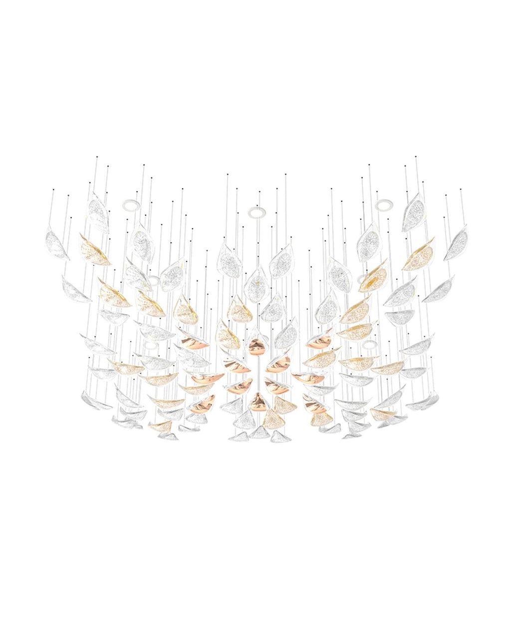 Floating Leaves Ceiling fixture Chandelier