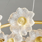 Flora Glass Candelabrum Chandelier