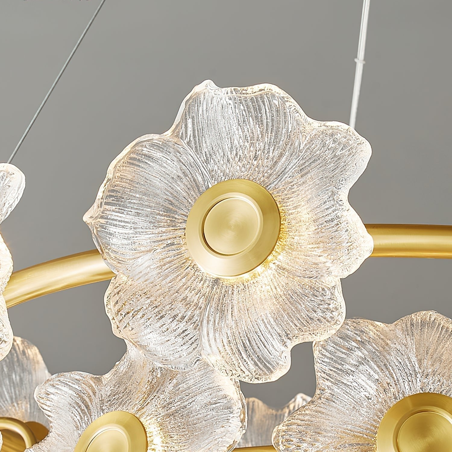 Flora Glass Candelabrum Chandelier