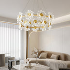 Flora Glass Candelabrum Chandelier