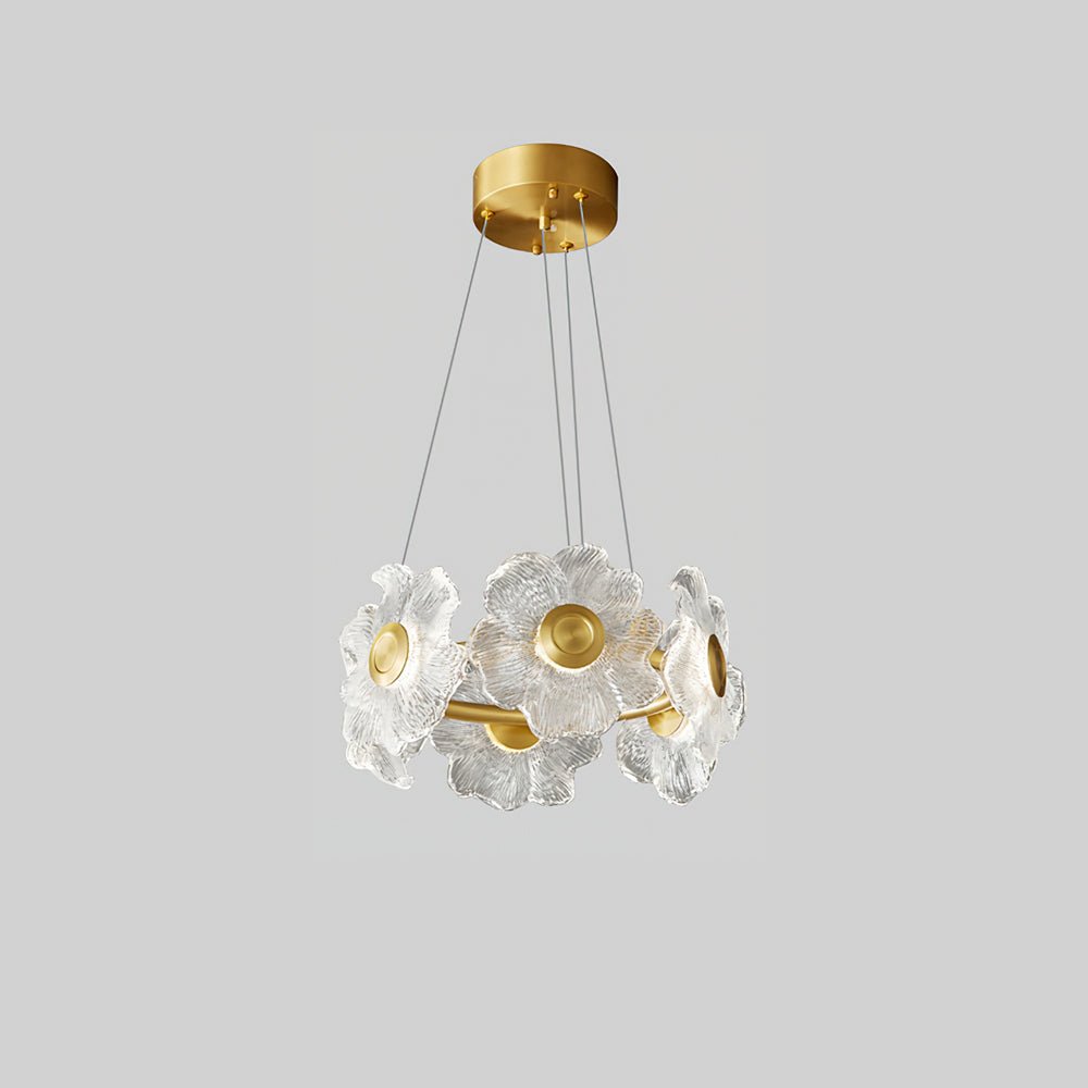 Flora Glass Candelabrum Chandelier