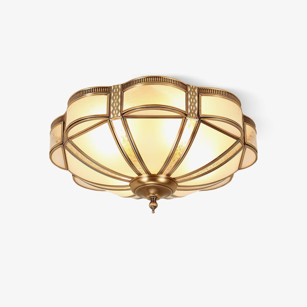 Floral Brass Ceiling-mounted light Ceiling Lamp