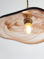 Flower Petal Glass Houselight Pendant Light