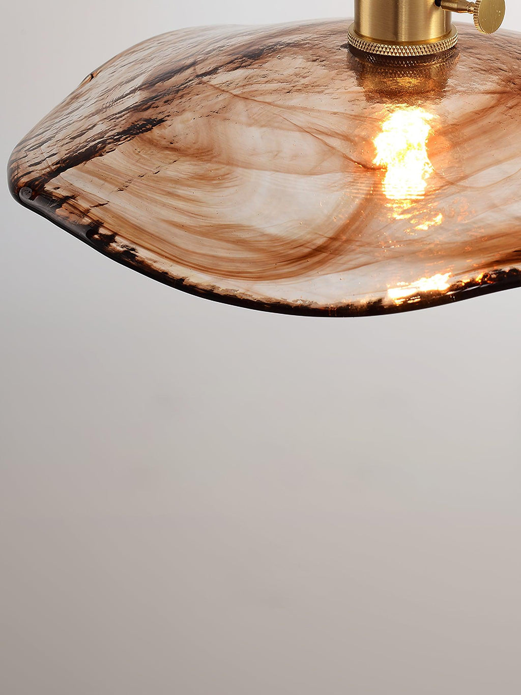 Flower Petal Glass Houselight Pendant Light