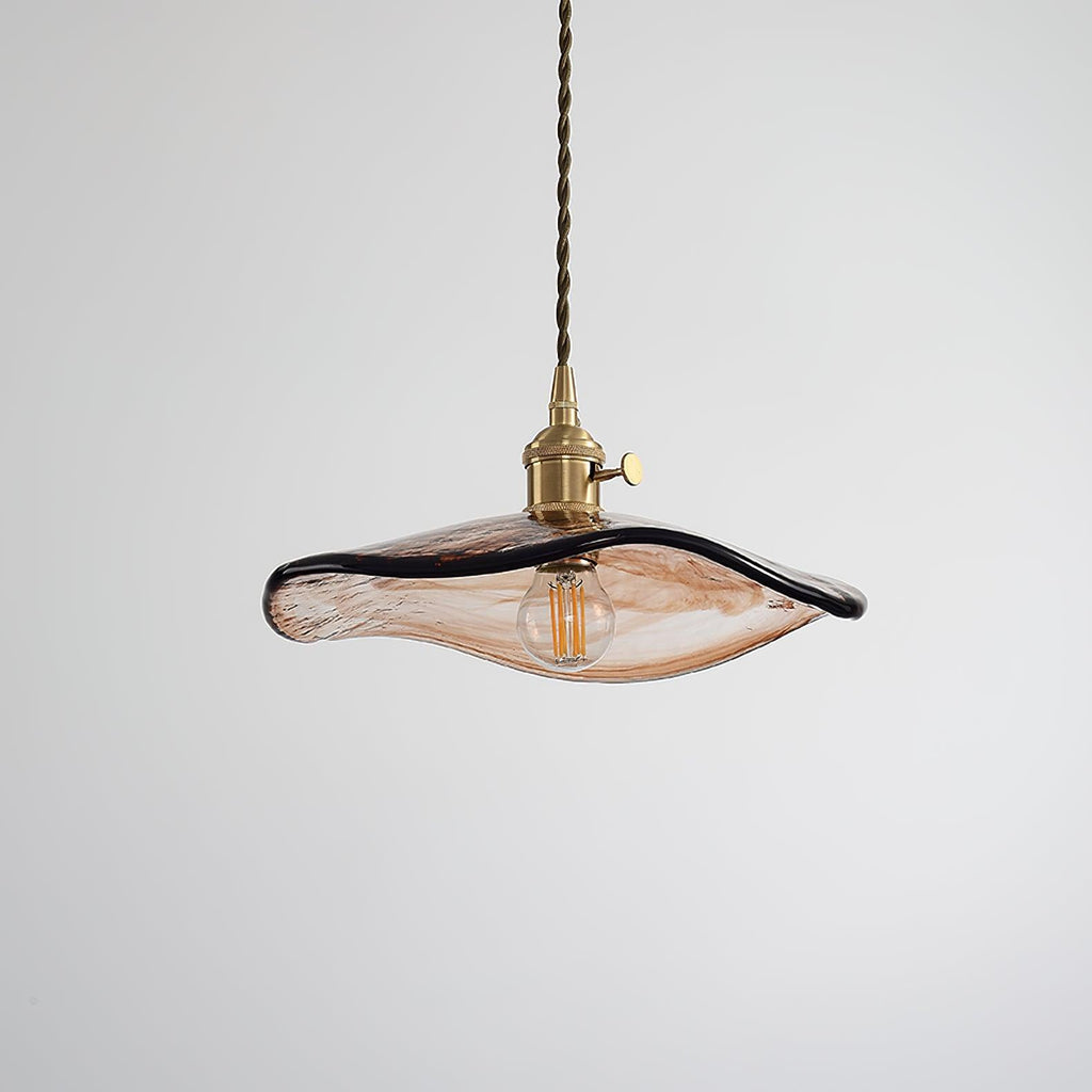 Flower Petal Glass Houselight Pendant Light