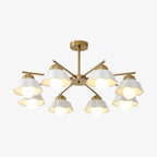 Flower Shade Crown Chandelier