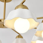 Flower Shade Crown Chandelier