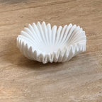 Flute Fold Stone Vessel Storage Tray