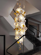 Flying Flowers Fluttering Gasolier Chandelier