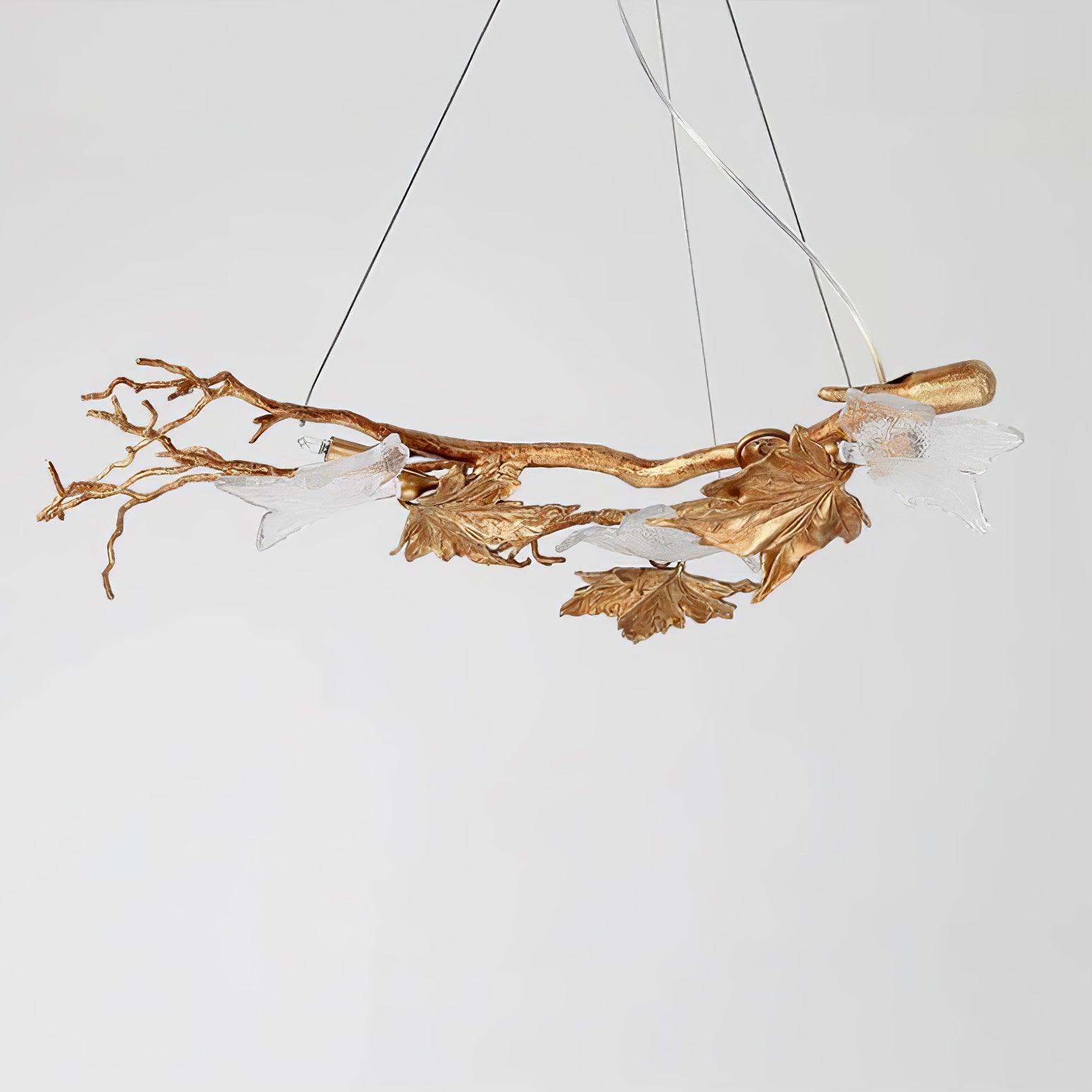 Folio Branch Brass Pendant light Chandelier