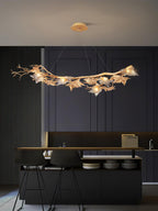 Folio Branch Brass Pendant light Chandelier