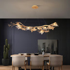 Folio Branch Brass Pendant light Chandelier