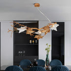 Folio Branch Brass Pendant light Chandelier