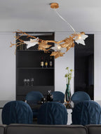 Folio Branch Brass Pendant light Chandelier