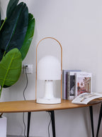 Portable Glass Charging Bedside lamp Table Lamp