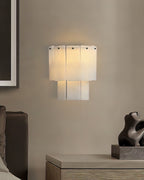 Fractured Alabaster Wall Sconce