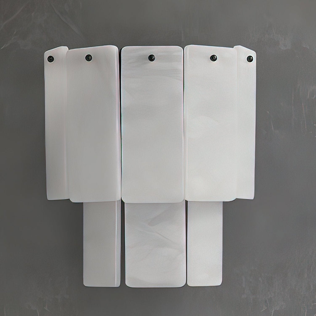 Fractured Alabaster Wall Sconce