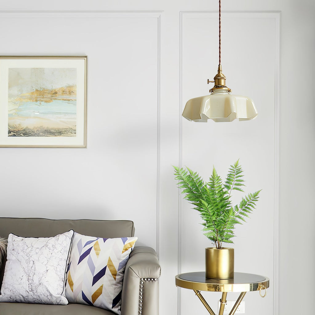 French Flower Droplight Pendant Light