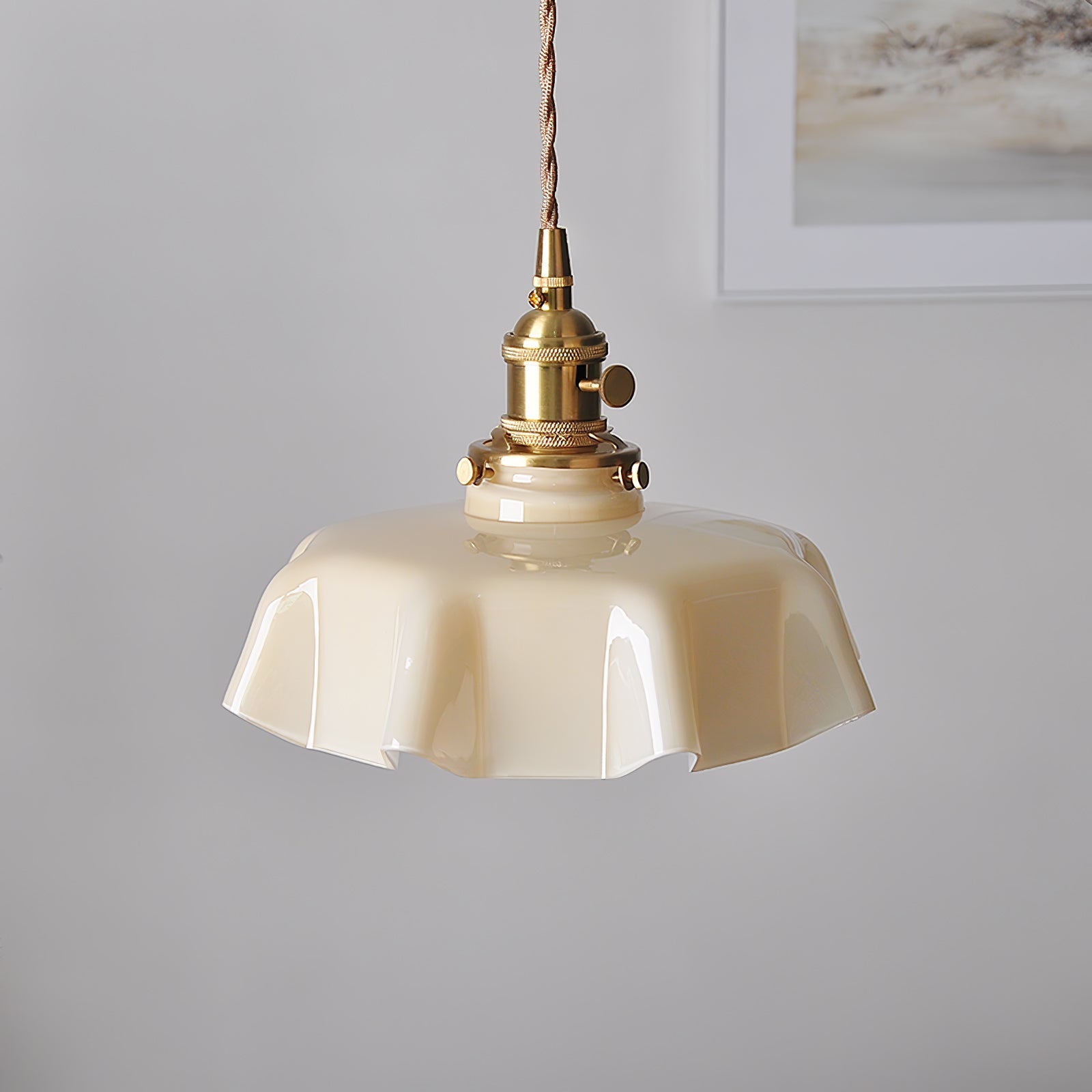 French Flower Droplight Pendant Light