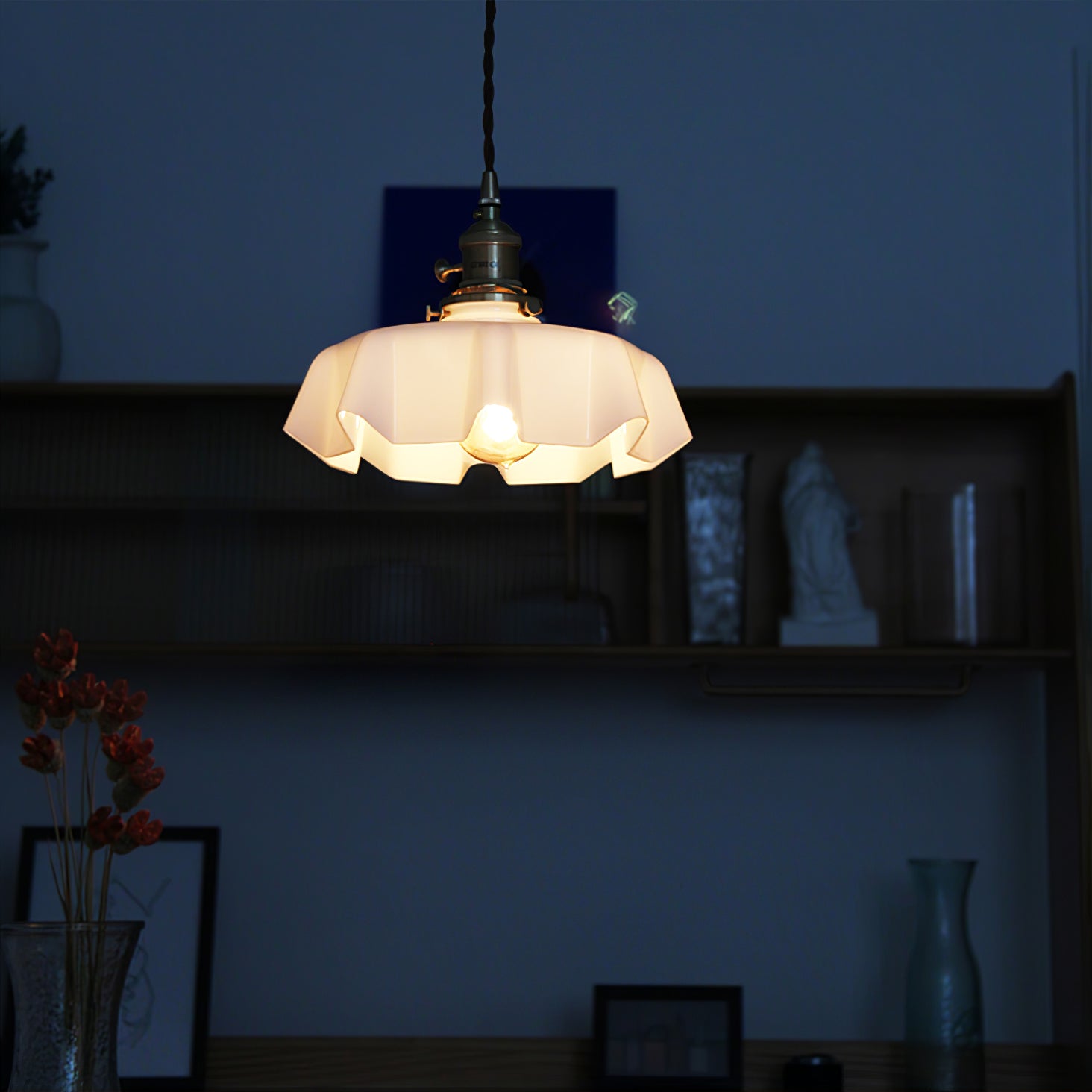 French Flower Droplight Pendant Light